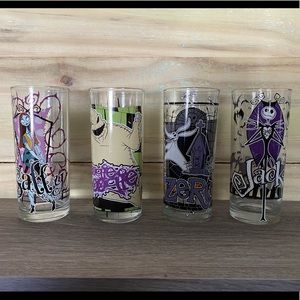 Nightmare before Christmas glasses set cups